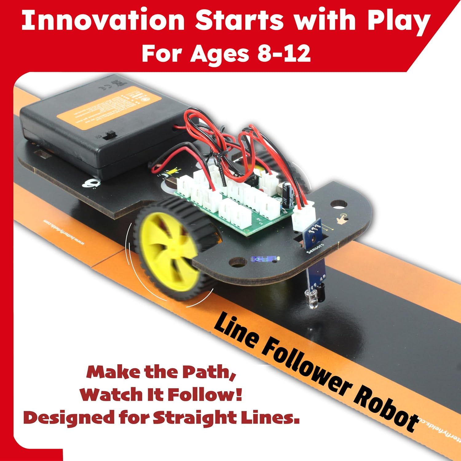 Butterfly Edufields 5in1 STEM Robotics Kit | Toys for Ages 8-13 | Smart Robot Car Kit | Gifts for Smart Kids | Electronics Robotics Kit for Kids 8-12 | Robot Building Toys Gift Set