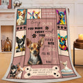 Chihuahua Throw Blanket Chihuahua Puppy Stuff Gifts for Dog Lover Kids Girls Boys Adults Women Men Soft Cozy Warm Plush Fluffy Fuzzy Fleece Blanket Decor 40''X50''