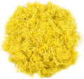3.5 oz Artificial Moss for Plants Indoor, Fake Preserved Reindeer Moss for Centerpieces Home Decor Potted Plants Crafts Wedding Wall Decor(Yellow)