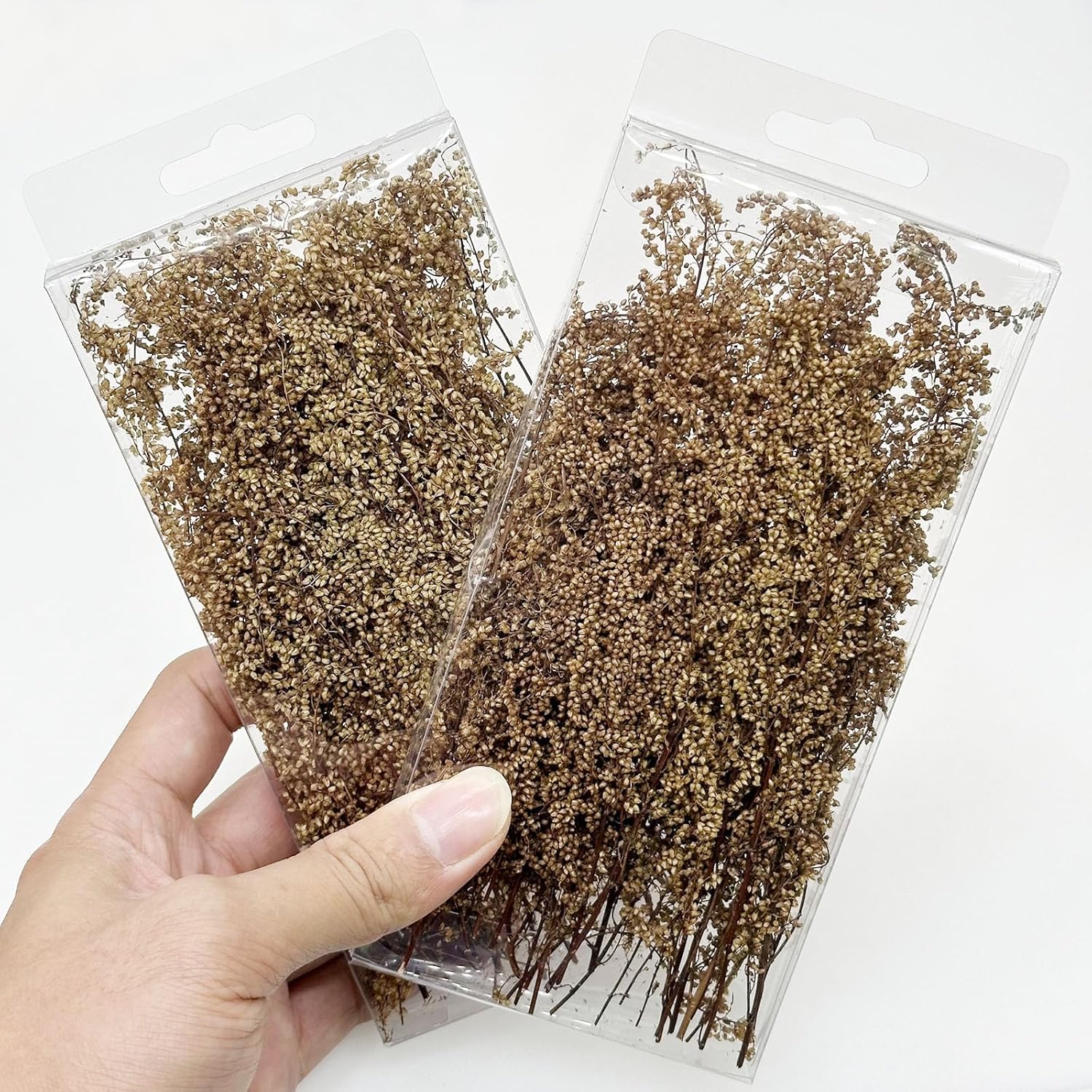 Woohome Miniature Static Grass Model Wheat Model Grass Tufts Static Artificial Grass for Train Landscape Railroad Scenery (Color 11)