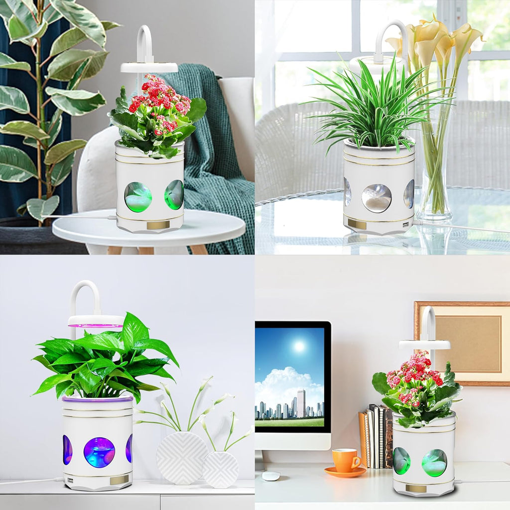 Plant Lights, Plant Grow Light, 4 in 1 Smart Full Spectrum Indoor Led Plant Grow Lights