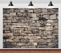 BELECO 7x5ft Fabric Vintage Stone Brick Wall Backdrop Textured Brick Retro Rock Stone Wall Background for Party Decorations Portrait Photoshoot Props