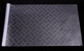 Aquarium Background Paper Decor Fish Tank Backdrop Wallpaper Electrostatic Adhesive, No Glue, Easy to Install, Reusable (11.8“H×39.4”L, Grid Transparent)