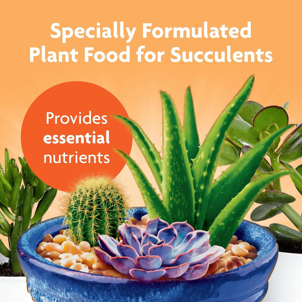 Miracle-Gro Succulent Plant Food, 8 oz., For Succulents including Cacti, Jade, And Aloe