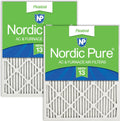 Nordic Pure 20x25x1 (19 1/2 x 24 1/2 x 3/4) Pleated MERV 13 Air Filters 2 Pack