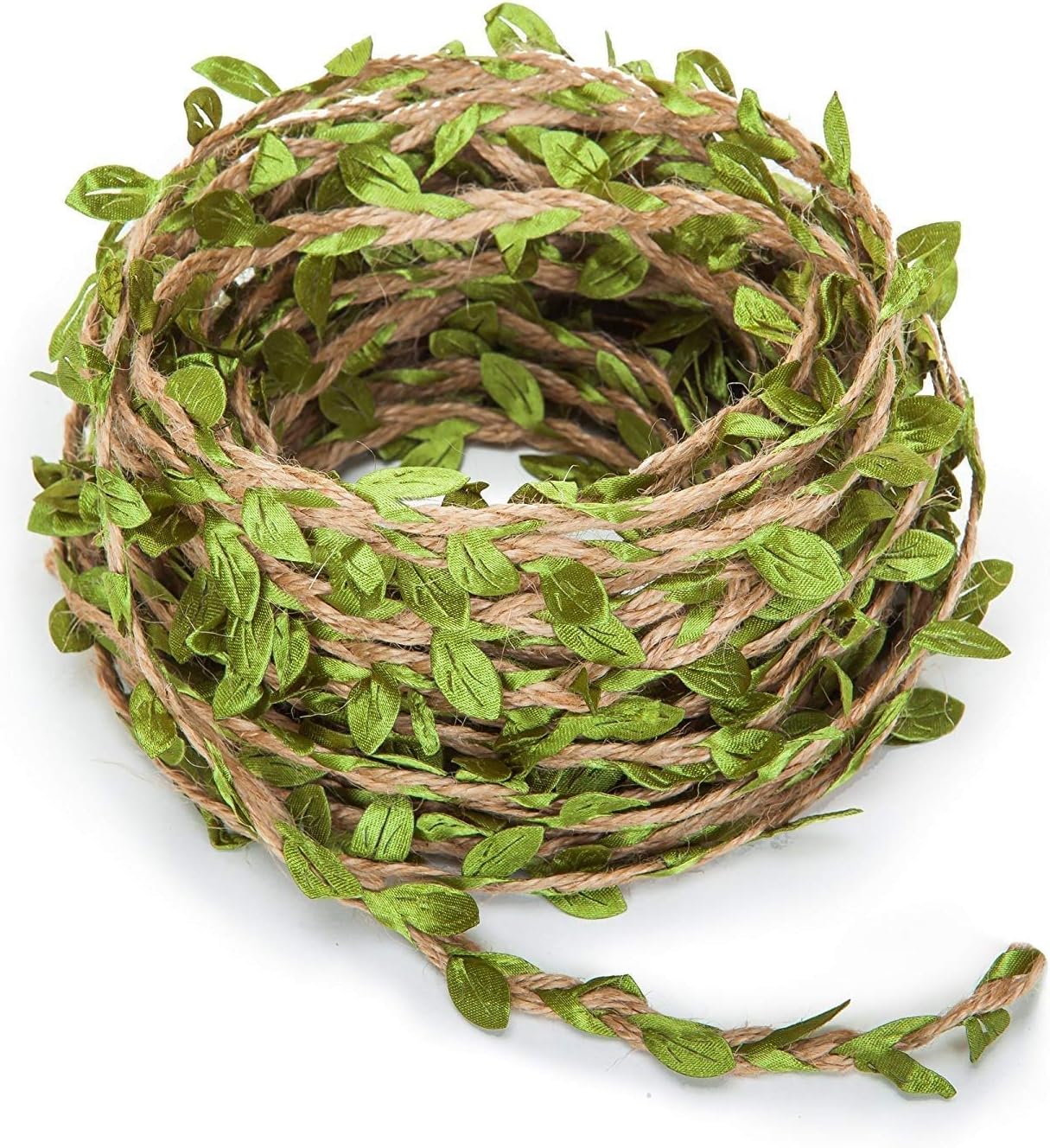132 Ft Boho Eucalyptus Vines with Twine, Artificial Eucalyptus Leaf Greenery with Hemp Rope for Baby Shower Home Wall Garden Wedding Party Wreaths Christmas Craft Decorations