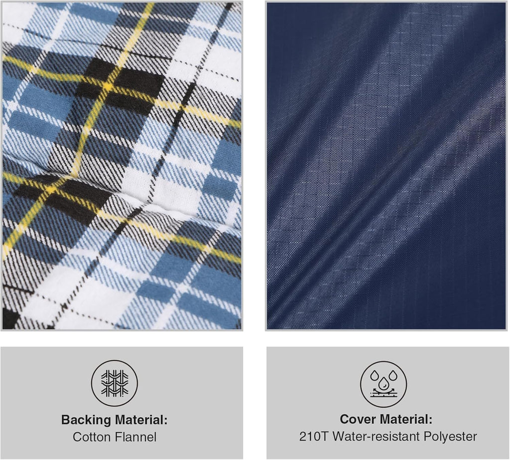 REDCAMP Cotton Flannel Sleeping Bag for Camping Backpacking, Adults Cold Weather Envelope Sleeping Bags with 2/3/4/6lbs Filling