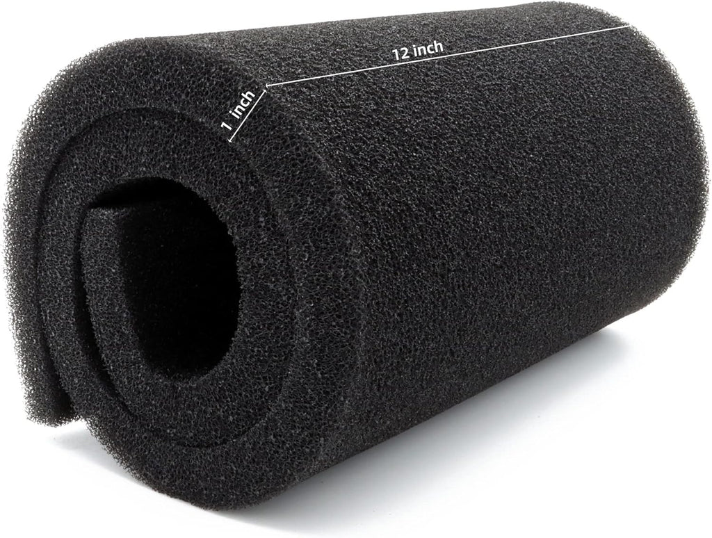 ALEGI Aquarium Filter Media Foam Material Cut to Fit, 36" x 12" x 1", 40 PPI Bio Pre Filter Sponge Pad Sheet for Fish Tank