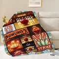 Bowling Blanket Bowling Throw Blanket Gifts for Bowling Lovers Women Men Boys Girls Kids Adults Super Soft Cozy Plush Fluffy Fuzzy Fleece Blanket Home Decor 50''X60''
