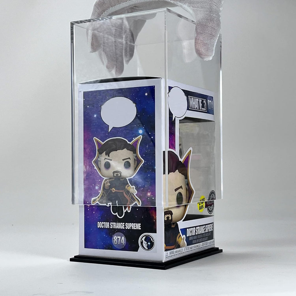 Clear Acrylic Pop Protector Compatible with Funko POP! 4 Inch Figurine, Dustproof Acrylic Display Case for Exclusive Collectible Vinyl Figures