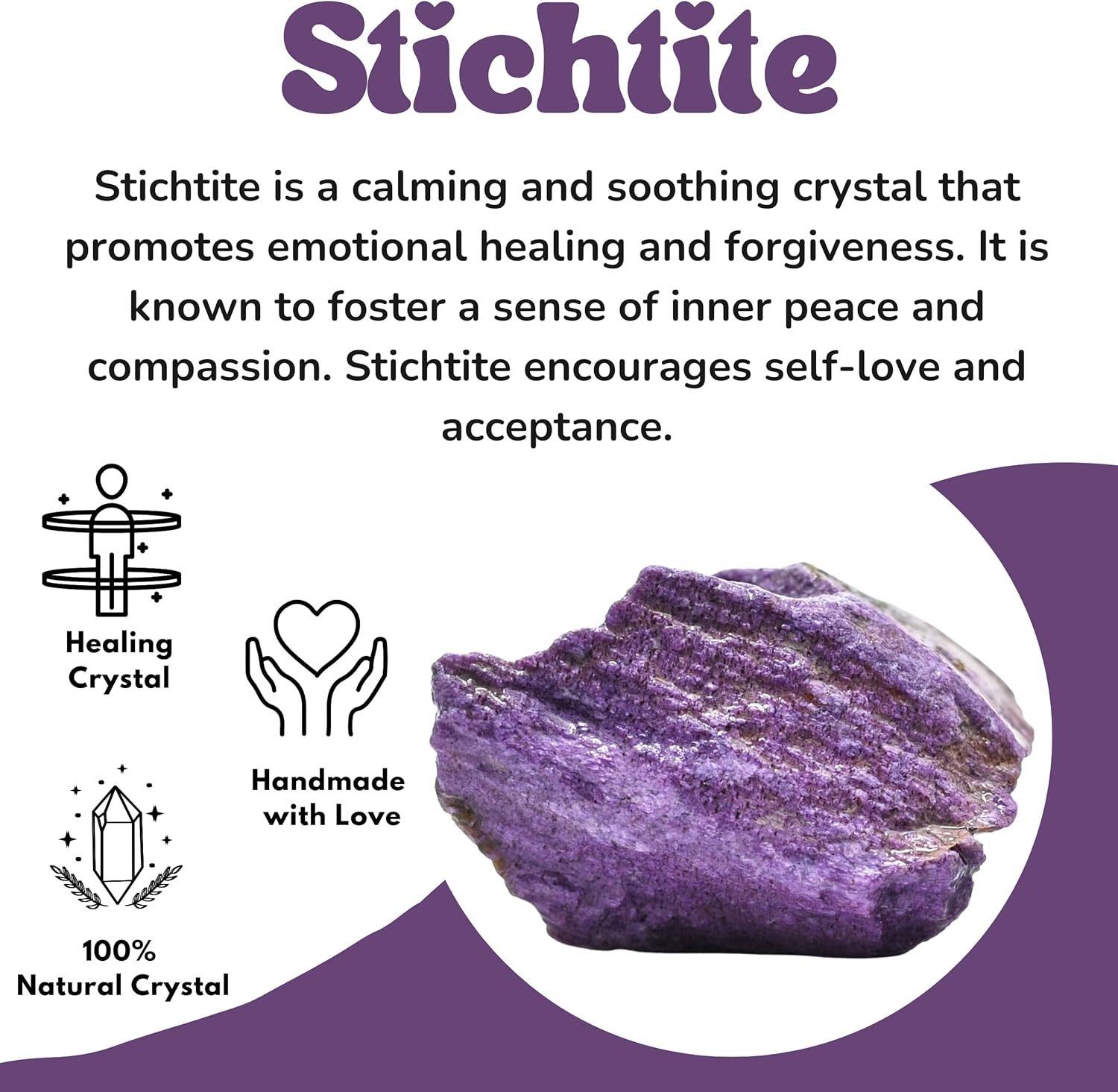 Amazing Gemstone 2 Pieces Stichtite Raw Crystals and Healing Stones, Natural Rocks for Tumbling and DIY Raw Stones and Crystals
