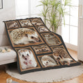 Hedgehog Blanket Hedgehog Throw Blanket Gifts for Girls Women Kids Boys Adults Men Super Soft Cozy Plush Fluffy Fuzzy Fleece Blanket Home Decor 60''X80''