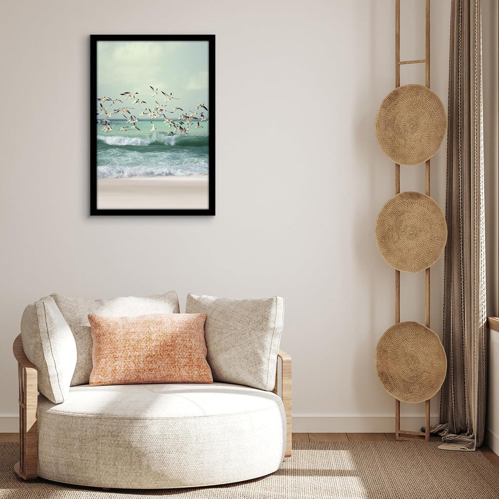 Americanflat 18x27 Poster Frame with Polished Plexiglass - Black Picture Frame - Wide Photo Frames Made of Engineered Wood for Vertical or Horizontal Wall Display - Epic Collection - Black