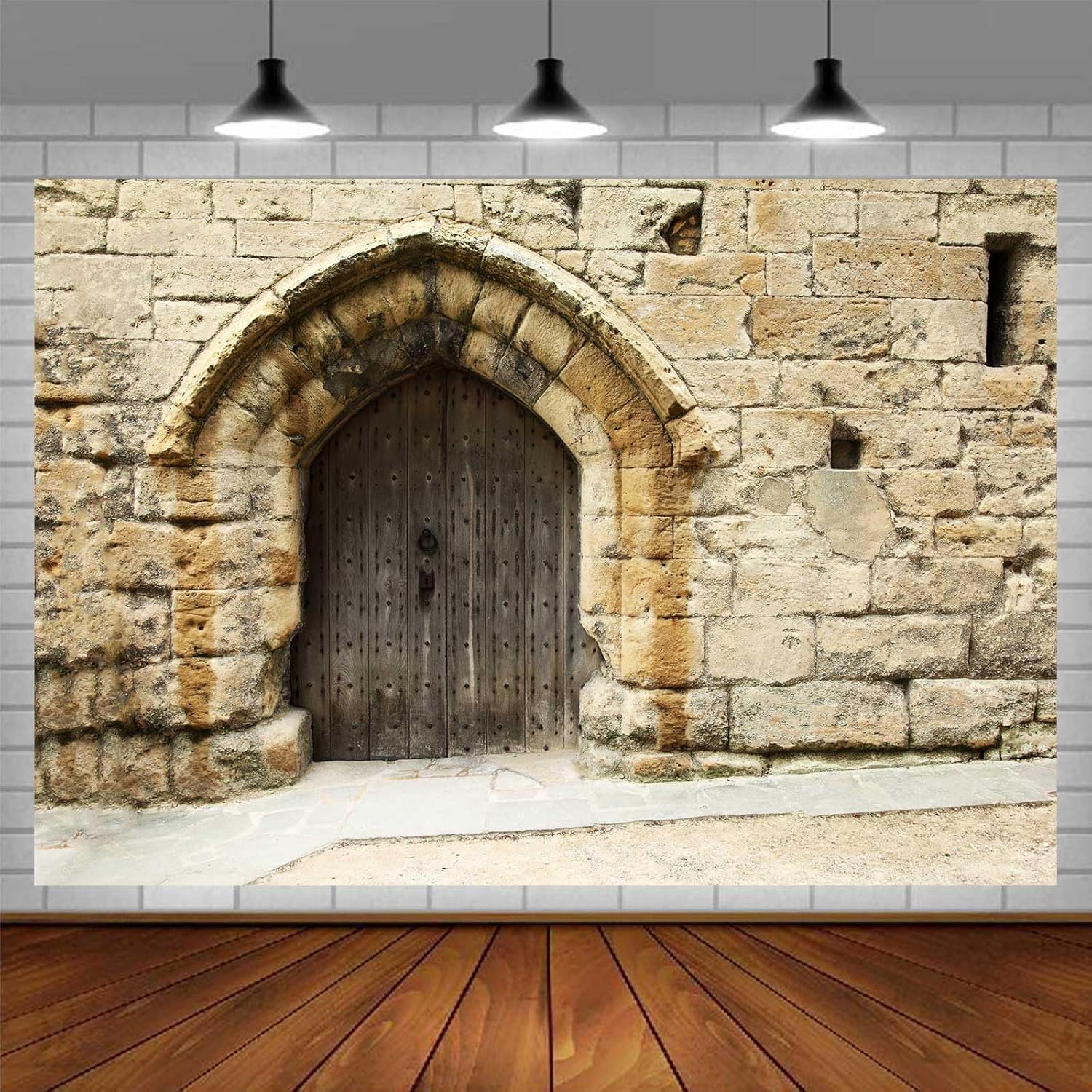 Stone Wall Backdrop Ancient Jerusalem Buildings Backdrops, 9x6ft, Old City Jerusalem Israel Cityscape Photography Background Party Supplies Room Decor Banner Photo Booth Props BJOKPR0619