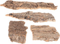 4Pcs Reptile Cork Bark Climbing Platform Natural Wood Terrarium Decor Hideouts for Snakes Lizards Small Pets Aquarium Accessories