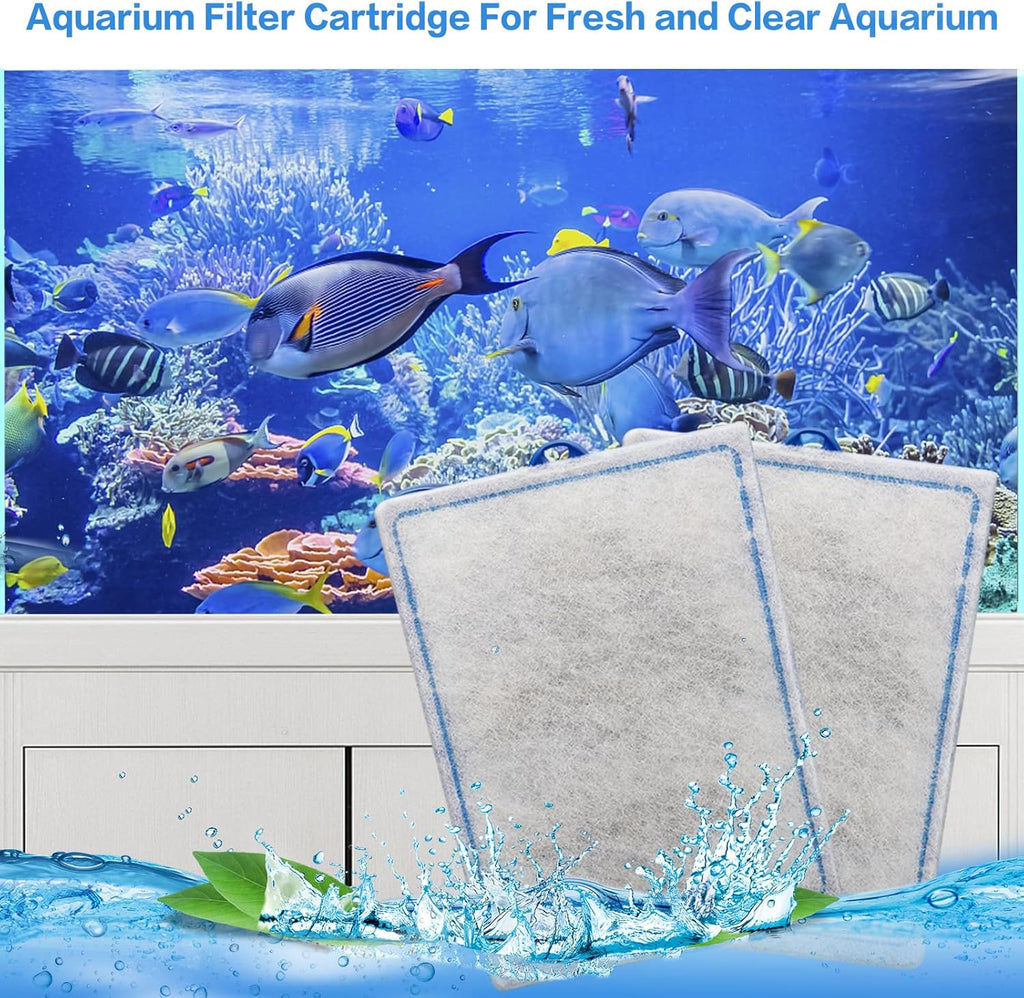 9 Count Assembled Large Filter Cartridges Compatible with Tetra Whisper Bio-Bag Filters 20i 40i IQ20/30/45/60 PF20/30/40/60, Large Replacement Filter Cartridges for Whisper Filters & Aquariums
