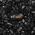 11lbs Black Natural River Rocks, High-Polished Pebbles for Plants Garden, 0.3-0.8 inch Decorative Stones, Ideal for Fish Tank, Vases, Home Decor and Garden Landscaping,Black