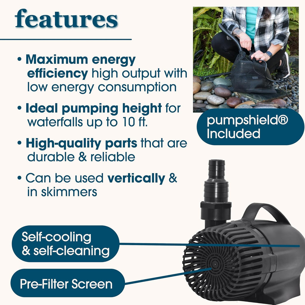 Smartpond Waterfall Pump 2000gph