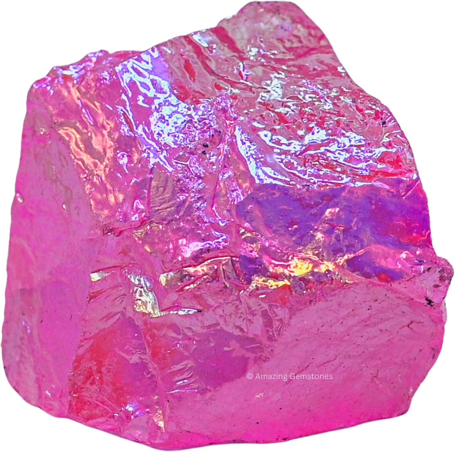 Amazing Gemstone Rose Aura Quartz Raw Crystals and Healing Stones, Natural Rocks for Meditation and DIY Raw Stones and Crystals (1 lb)