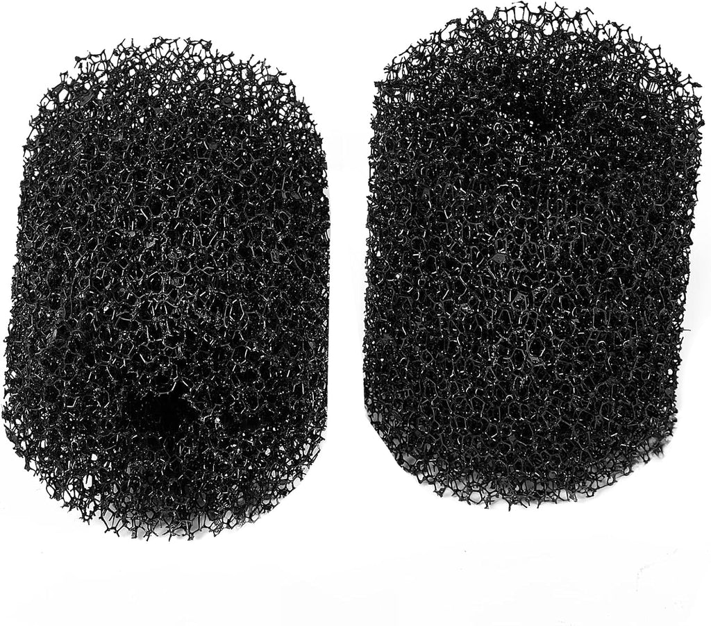 UNEAK 2-Pack Small Premium Pre Filter Sponge Aquarium Intake High-Porosity Foam Roll Fish Tank Shrimp Beta Baby Fish Replacement Foam Cover Filtration Freshwater Saltwater 5-20 Gallons Easy to Clean