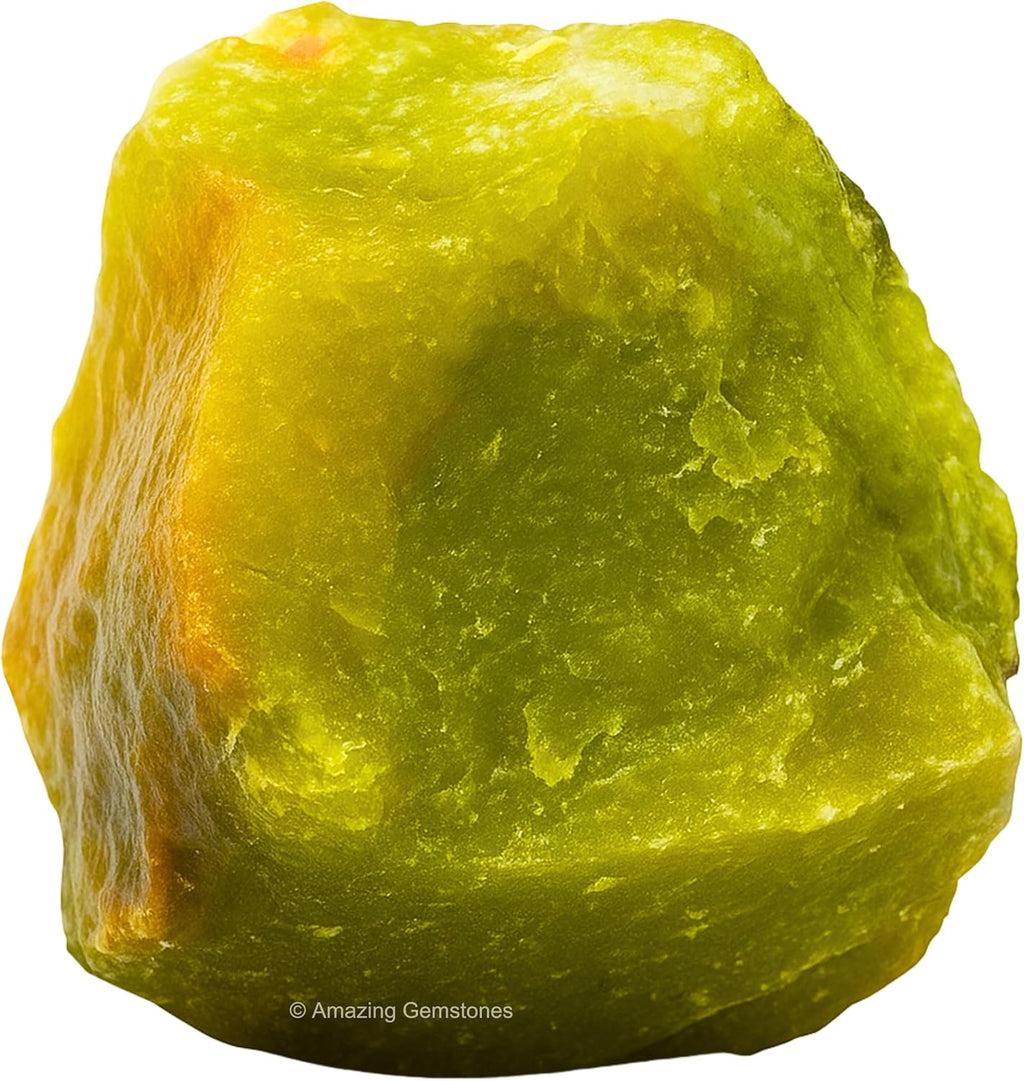 Amazing Gemstone Green Opal Raw Crystals and Healing Stones, Natural Rocks for Tumbling - DIY Raw Stones and Crystals, 2 Pieces