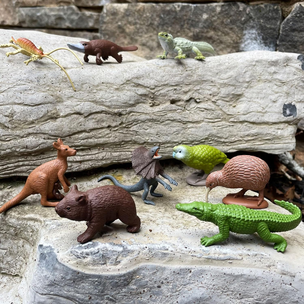 Safari Ltd. Australian Continent Toy Figures | TOOB Collection | Non-Toxic and BPA Free | Toy Animals | Suitable for Ages 3 and Up