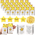 Wettarn 24 Sets Star Positive Gifts Cute Stress Balls with Gift Boxes Inspirational Party Favors for Employee Coworker Students Relief Toys, You are a Star Keep Shining