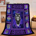 Owl Blanket Owl Throw Blanket Gifts for Women Girls Men Boys Kids Adults Super Soft Cozy Plush Fluffy Fuzzy Fleece Blanket Decor 40''X50''