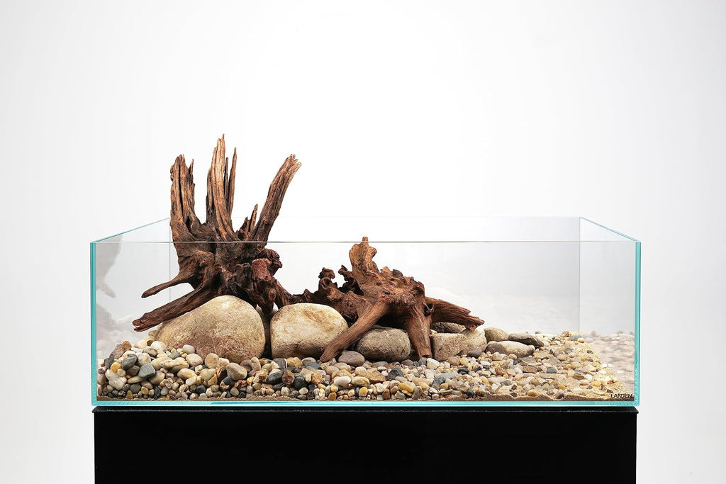 LANDEN Panna Natural Driftwood for Aquarium Decor Freshwater Fish Tank(12-14 inches, 30-35cm) 4pcs Terrariums Vivariums Reptile and Amphibian Enclosures Lizard Bearded Dragon Tortoise Various Shapes