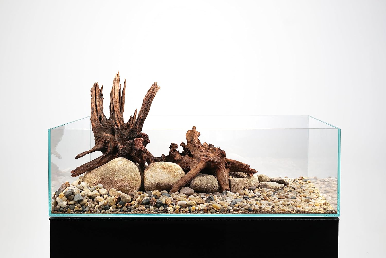 LANDEN Panna Natural Driftwood for Aquarium Decor Freshwater Fish Tank(12-14 inches, 30-35cm) 4pcs Terrariums Vivariums Reptile and Amphibian Enclosures Lizard Bearded Dragon Tortoise Various Shapes