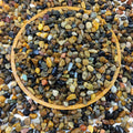 2 lbs Aquarium Gravel, 1/4 inch Pea Gravel for Fish Tank, Decorative Pebbles River Rocks for Plants Succulent Vase Indoor Water Fountains and Outdoor Landscaping
