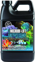 MICROBE-LIFT Gravel & Substrate Cleaner for Saltwater Aquarium and Freshwater Tanks, Tank Cleaner and Aquarium Water Conditioner, Clarifies Water, Reduces Sludge, Aquarium Supplies, 64 Ounces (GSC64)
