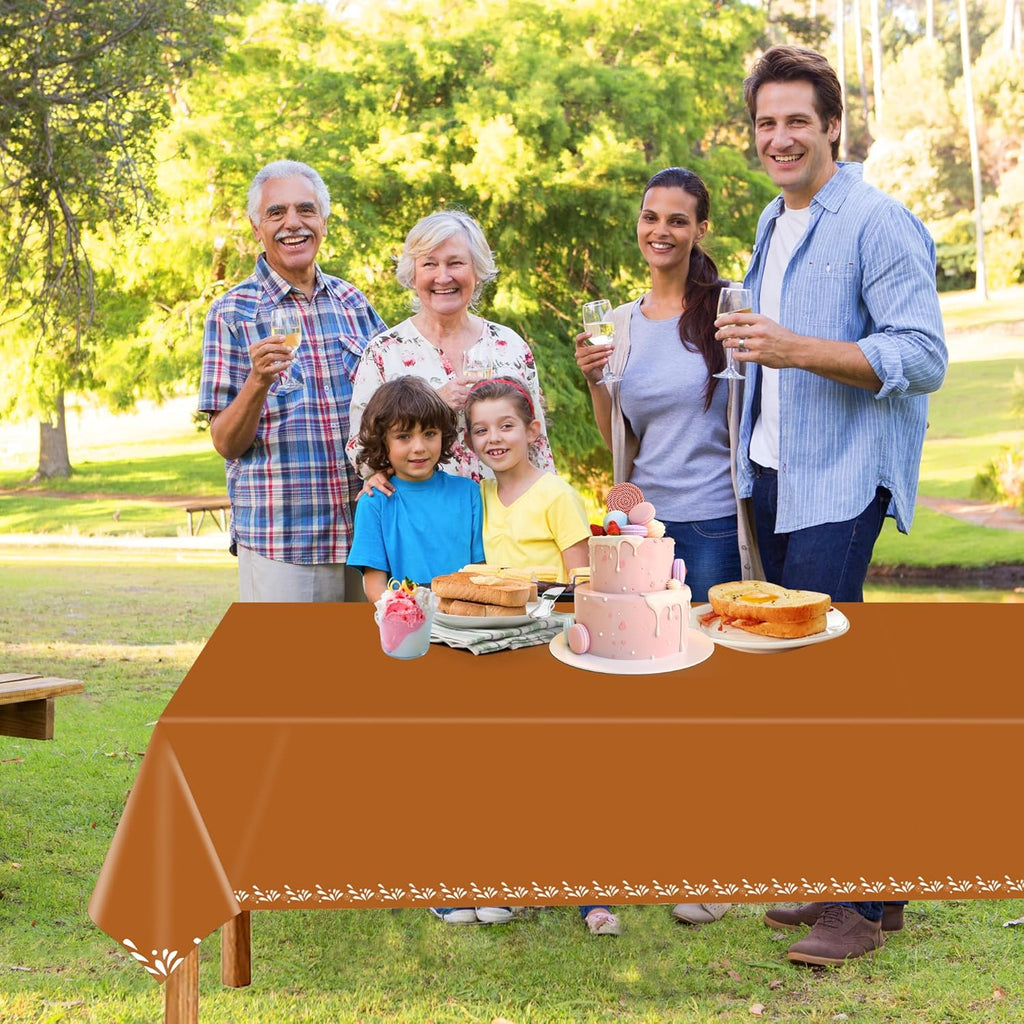 3Pcs Cielito Lindo Party Tablecloths Mexican Tablecloth Decoration Mexicanos Fiesta Terracotta Flower Disposable Plastic Table Cover for Mexican Wedding Birthday Party Supplies 54 x 108 Inch