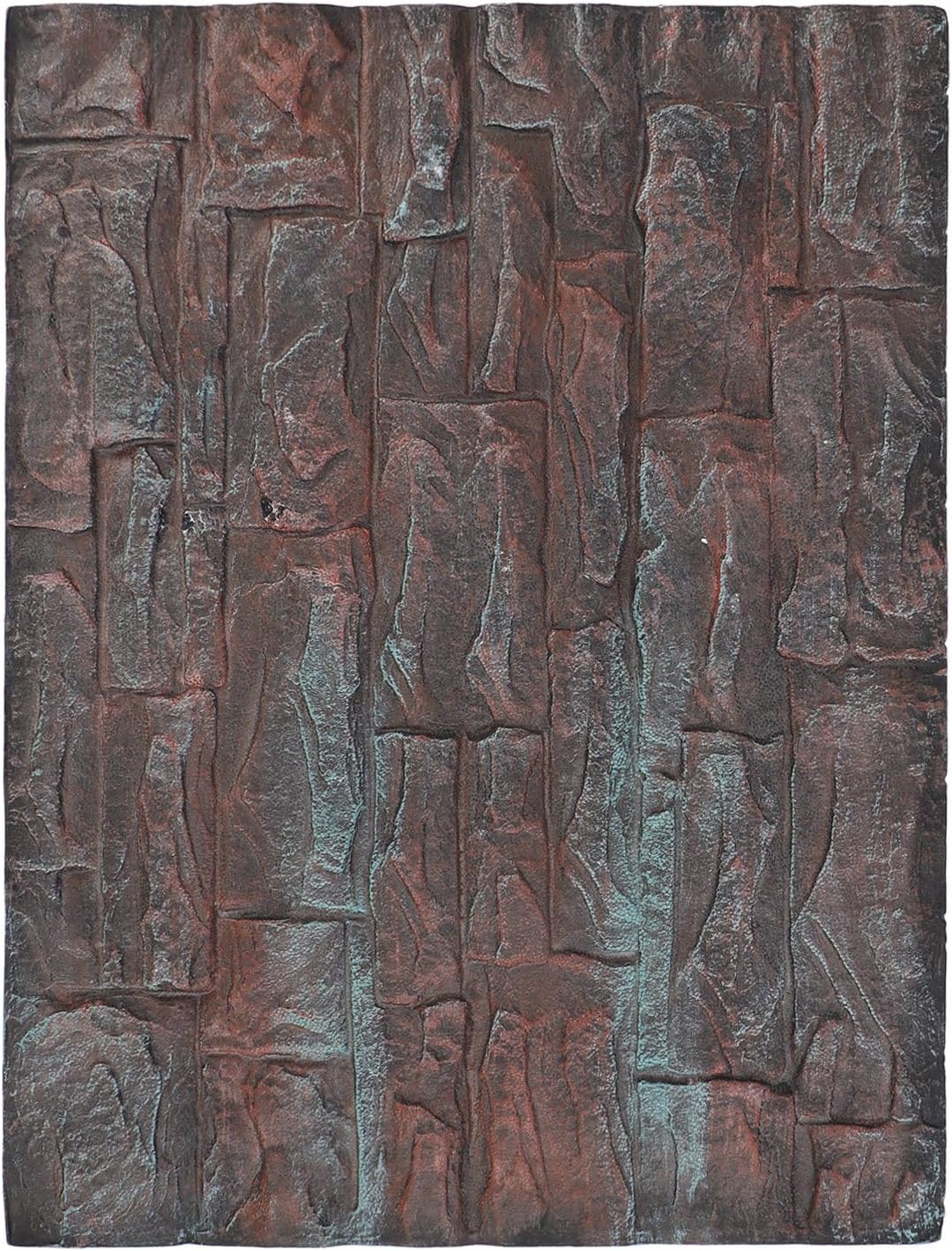 3D Aquarium Background Foam, Rock Texture, Non, Customizable, Ideal for Fish and Reptile Habitats (D)