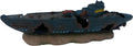 Large Submarine Aquarium or Fish Tank Ornament,17 Inches Long, Military Navy Wrecked Sub Aquarium Decoration, Cool Fish Tank Decoration That Provides Coverage for Shy Fish to Hide