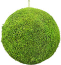 Artificial Plant Topiary Balls 11.81" Moss Balls Decorative Faux Dried Moss Balls Large Green Artificial Balls for Outdoors Patio Garden Balcony Backyard Indoor Home Wedding Party Decor