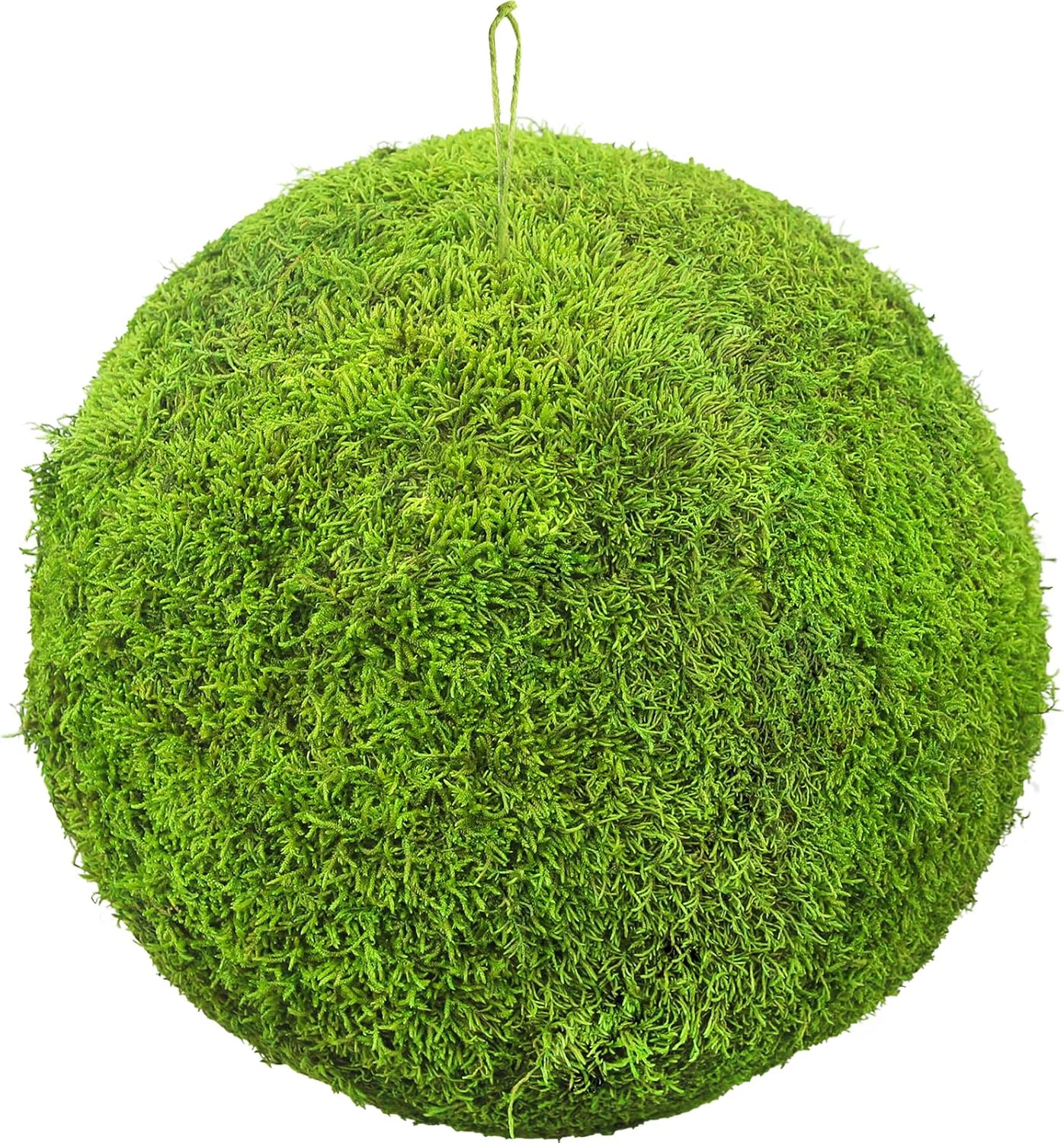 Artificial Plant Topiary Balls 11.81" Moss Balls Decorative Faux Dried Moss Balls Large Green Artificial Balls for Outdoors Patio Garden Balcony Backyard Indoor Home Wedding Party Decor