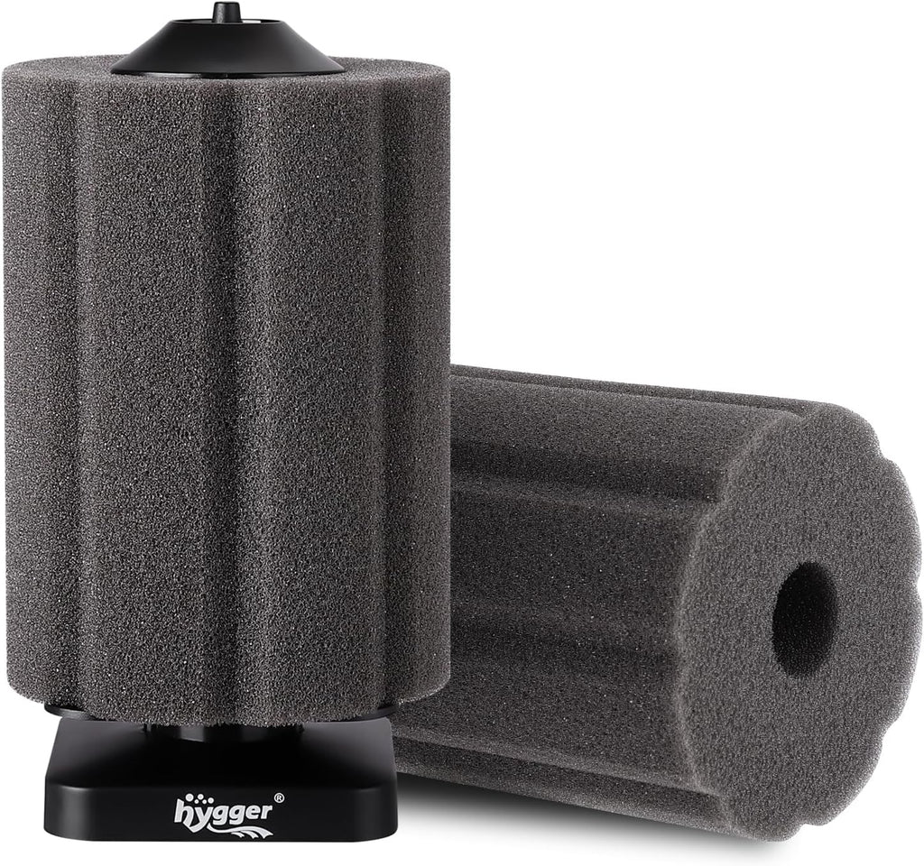 hygger Fine Sponge Filter for Aquarium 30~75 Gallons Fish Tank Filter Betta Breeding Fry Shrimp Snails Air Powered Filters