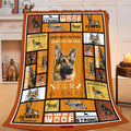 German Shepherd Throw Blanket German Shepherd Puppy Stuff Gifts for Dog Lover Kids Girls Boys Adults Women Men Soft Cozy Warm Plush Fluffy Fuzzy Fleece Blanket Decor 40''X50''