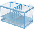 AQUANEAT Fish Tank Breeder Large Mesh Net Fry Saver Aquarium Spawn Hatchery Isolation with Suction Cups Hatchery Incubator for Shrimp Betta