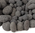 Lava Rock - 25-Pound Tumbled Lava Stones - 1" Black/Gray Lava Pebbles - Volcanic Rock - Landscaping Rocks - Small