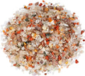 SUNYIK Mixed Stone Tumbled Chips Stone Crushed Crystal Quartz Pieces Irregular Shaped Stones 1pound(about 460 gram)