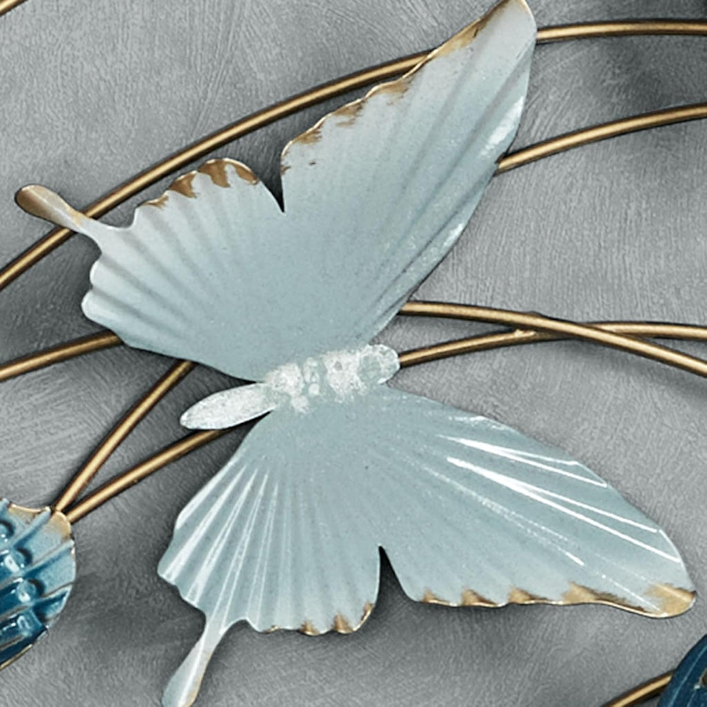 Touch of Class Butterfly Journey Blue Wall Art Sculpture