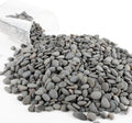 Black Rock, CJGQ 3lb River Rocks Pebbles for Plants Succulents, Decorative Outdoor Landscaping Garden Rocks, Natural Small Mexican Beach Pebbles Aquarium Rocks Gravel for Fish Tanks Vase Yard Decor