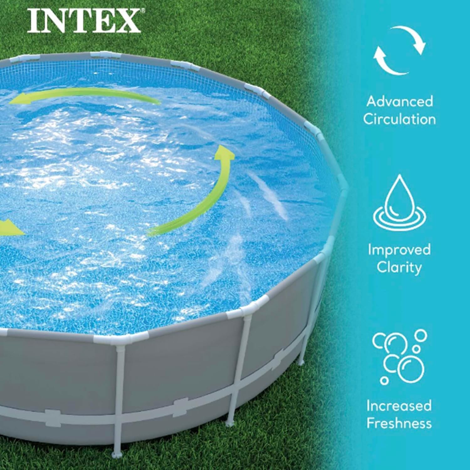 Intex 26641EG Krystal Clear Sand Filter Pump for Above Ground Pools Bundled with OptiFlow Premium Pure Silica Filter Sand, 50 lb Bag