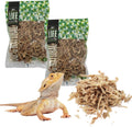 The Habitat Life - Natural Sphagnum Moss - for Reptiles, Amphibians & Invertebrates Terrariums - Humidity Control - Ideal for Burrowing & Nesting - Dye-Free & Safe - Small - 2 Pack
