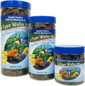Aquatic Foods Inc. 4-Type 12mm - 1/2" Sinking Wafer Mix of Spirulina-Algae, Ultra-Worm, Shrimp, Color Enhancing for Shrimp, Snails, Crayfish, Bottom Fish, 12-Type Pellets Included...1-lb 6oz Canister
