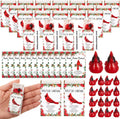 Thyle 50 Set Christmas Employee Appreciation Gifts Bulk Mini Resin Red Cardinal Bird Figurines Christmas Party Favors Set Including Resin Red Cardinal, Mini Box, Positive Cards and Fake Snowflake