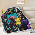 Labrador Throw Blanket Labrador Puppy Stuff Gifts for Dog Lover Kids Girls Boys Adults Women Men Soft Cozy Warm Plush Fluffy Fuzzy Fleece Blanket 50''X60''