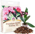 Orchid Bark Potting Mix with Pine Bark and Perlite, Fast Draining Orchid Soil for Healthy Roots, Ideal for Repotting Orchid and Orchid Bark for Indoor Plants (6 Quarts)